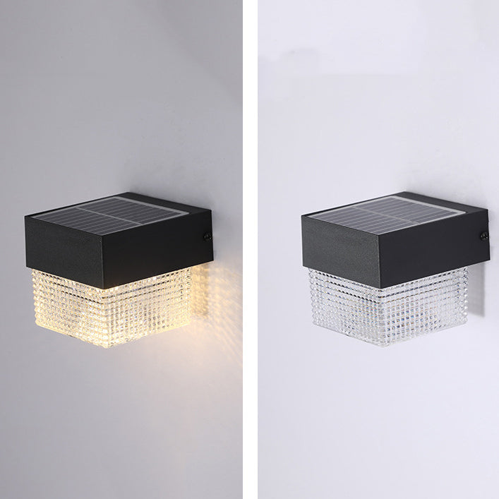 ABS Cylinder Square Patio Outdoor Light