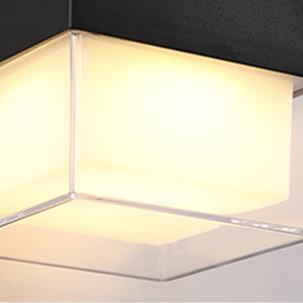 ABS Cylinder Square Patio Outdoor Light