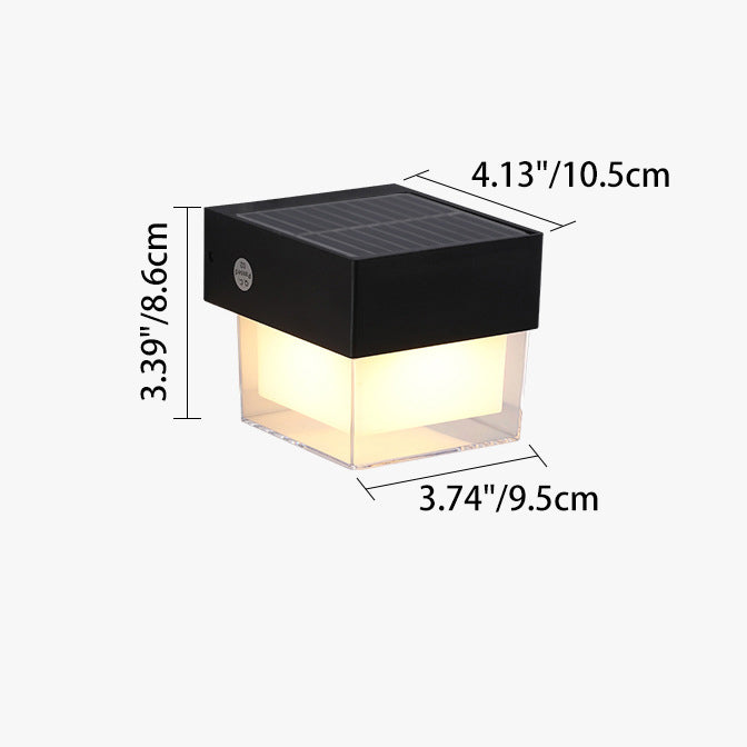 ABS Cylinder Square Patio Outdoor Light
