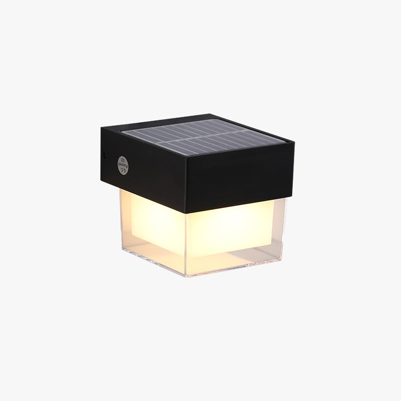ABS Cylinder Square Patio Outdoor Light