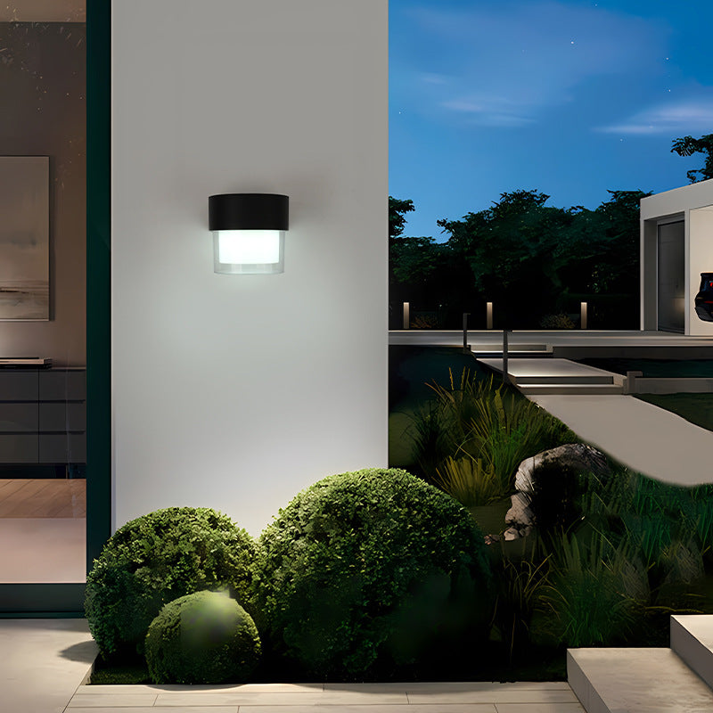 ABS Cylinder Square Patio Outdoor Light