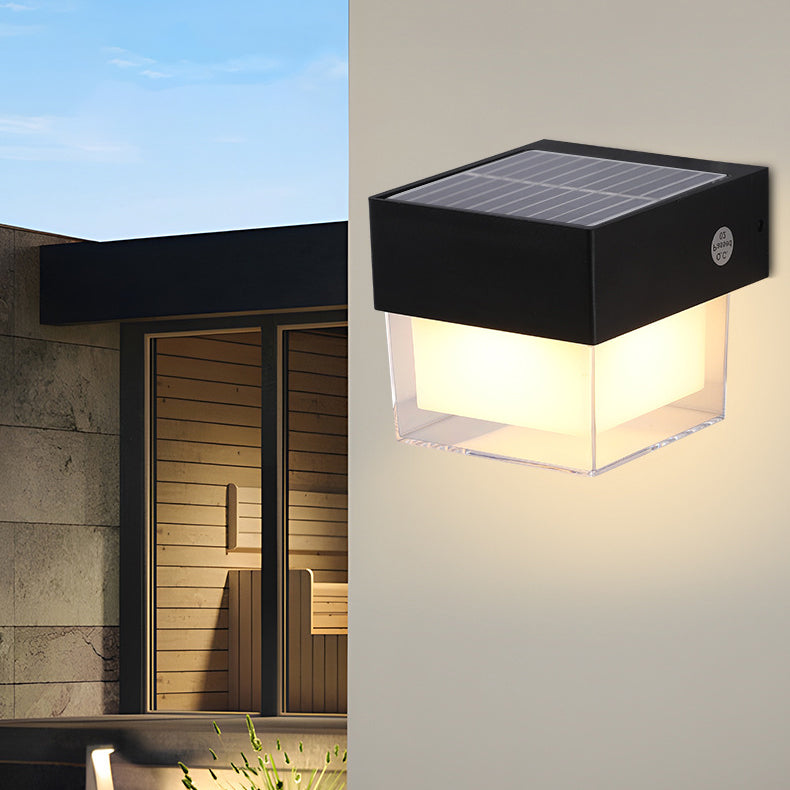 ABS Cylinder Square Patio Outdoor Light