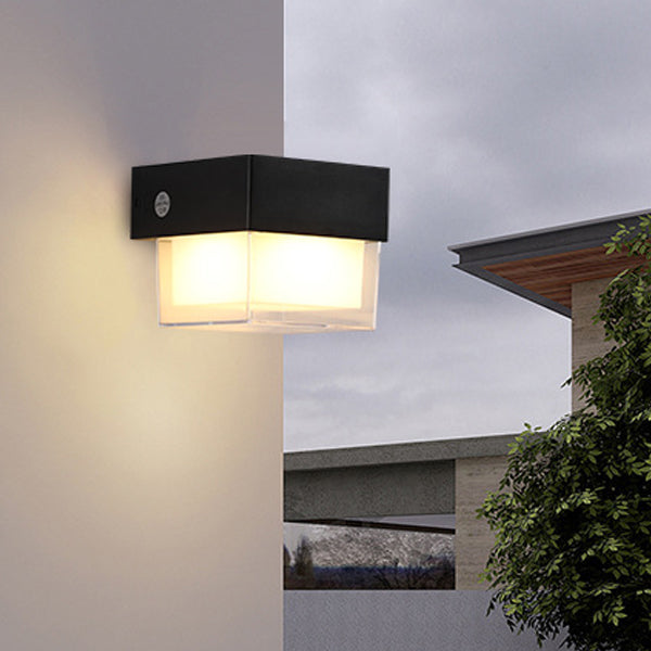 ABS Cylinder Square Patio Outdoor Light