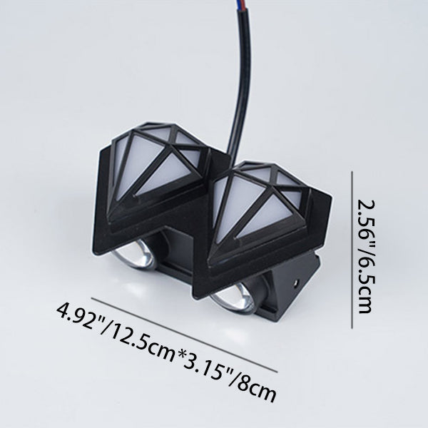 Aluminum Acrylic Diamond Patio Outdoor Light