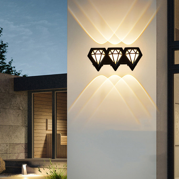 Aluminum Acrylic Diamond Patio Outdoor Light