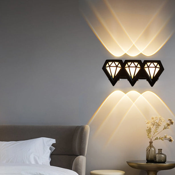 Aluminum Acrylic Diamond Patio Outdoor Light