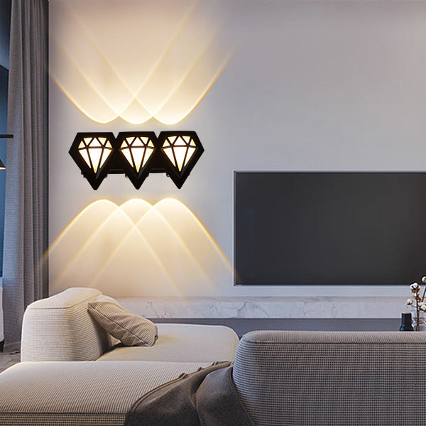 Aluminum Acrylic Diamond Patio Outdoor Light