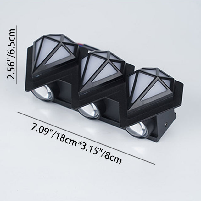 Aluminum Acrylic Diamond Patio Outdoor Light