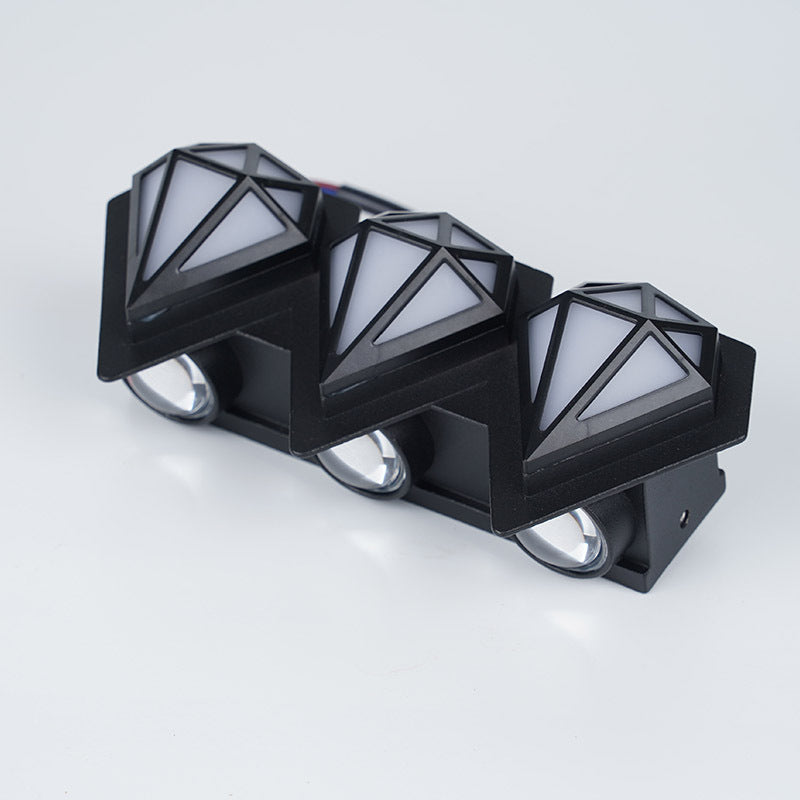 Aluminum Acrylic Diamond Patio Outdoor Light