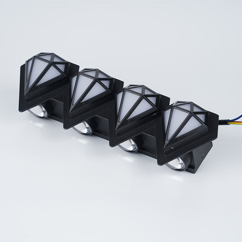 Aluminum Acrylic Diamond Patio Outdoor Light