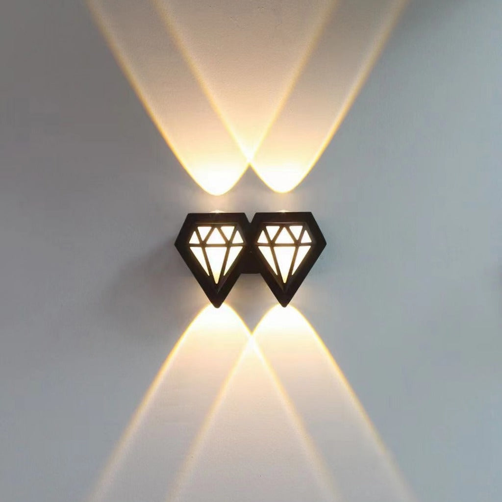 Aluminum Acrylic Diamond Patio Outdoor Light