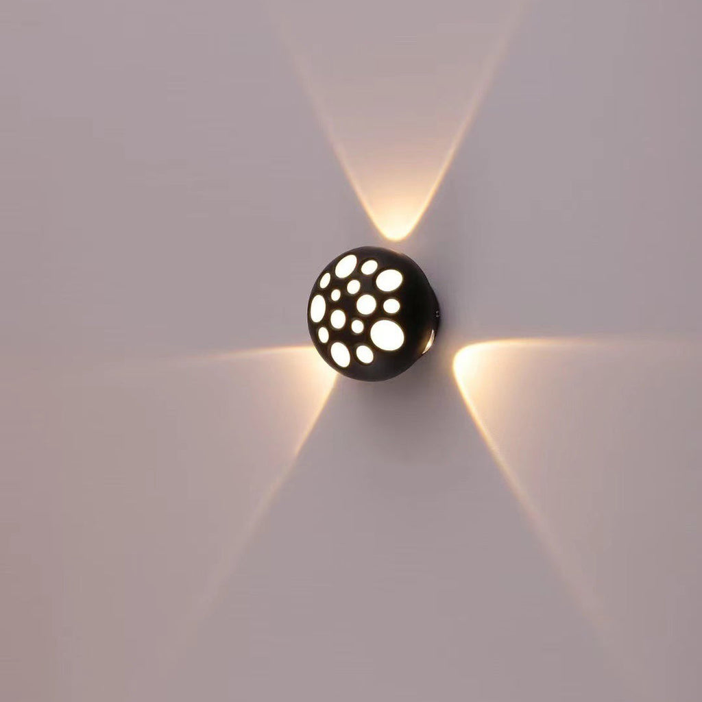 Aluminum Round Bubble Patio Outdoor Light