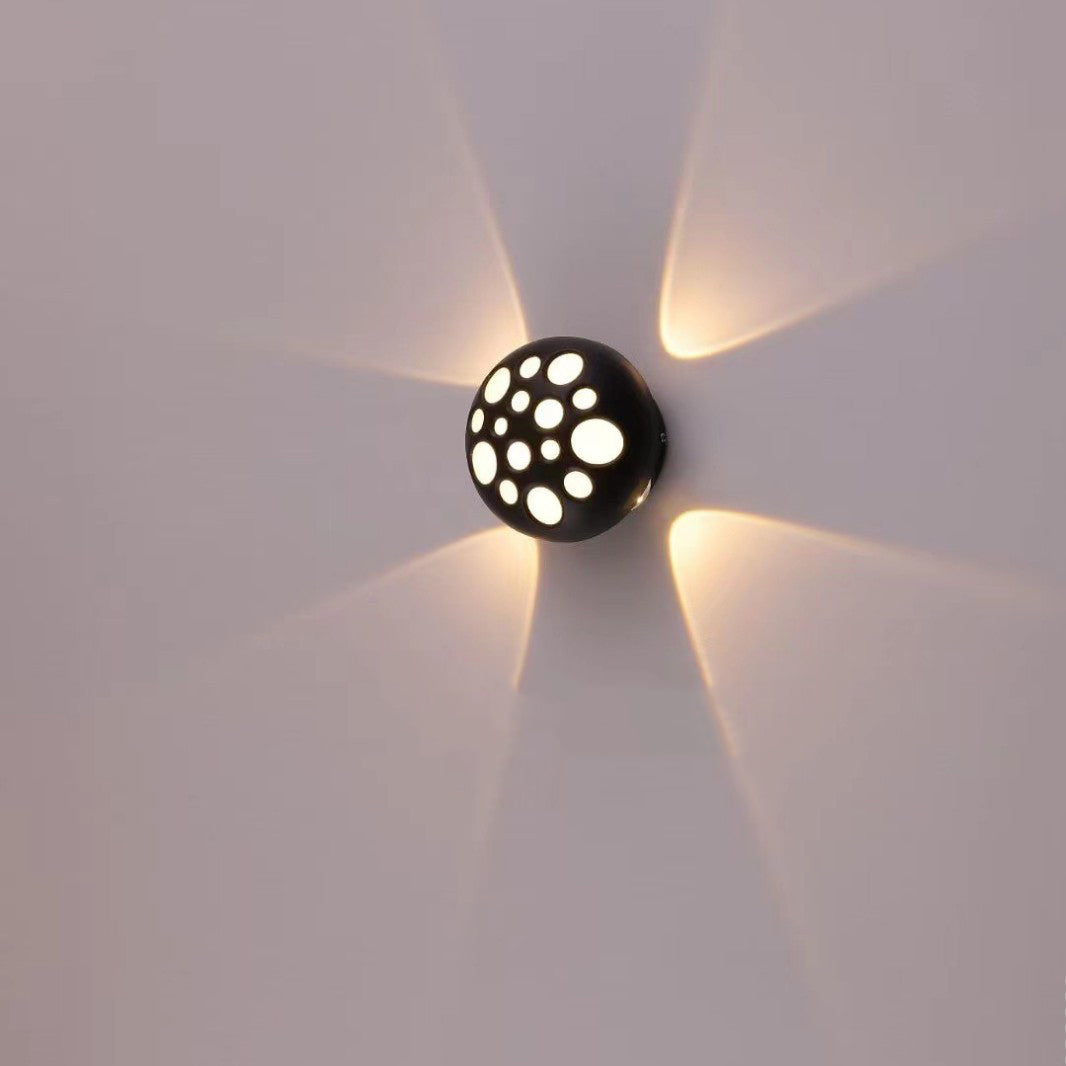 Aluminum Round Bubble Patio Outdoor Light