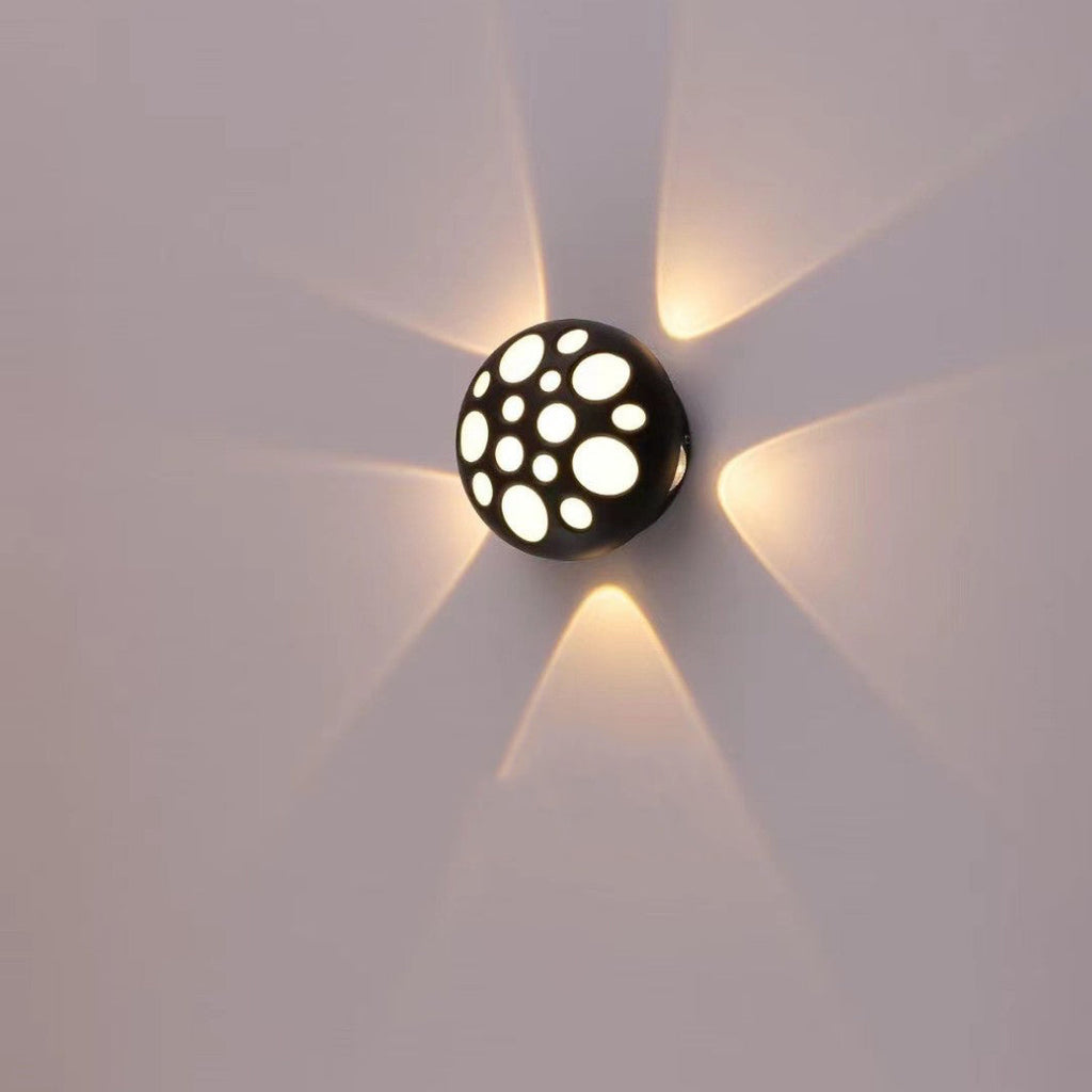 Aluminum Round Bubble Patio Outdoor Light
