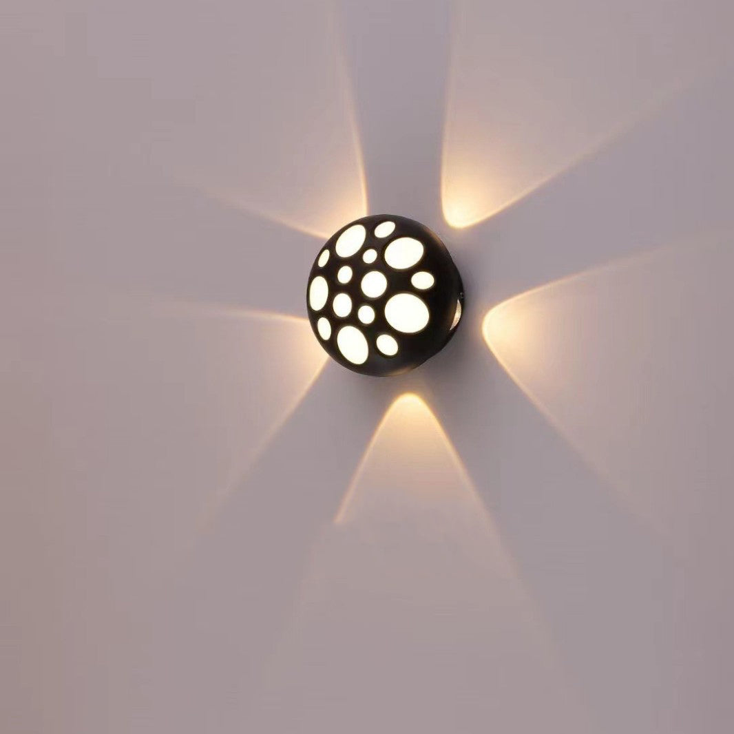 Aluminum Round Bubble Patio Outdoor Light