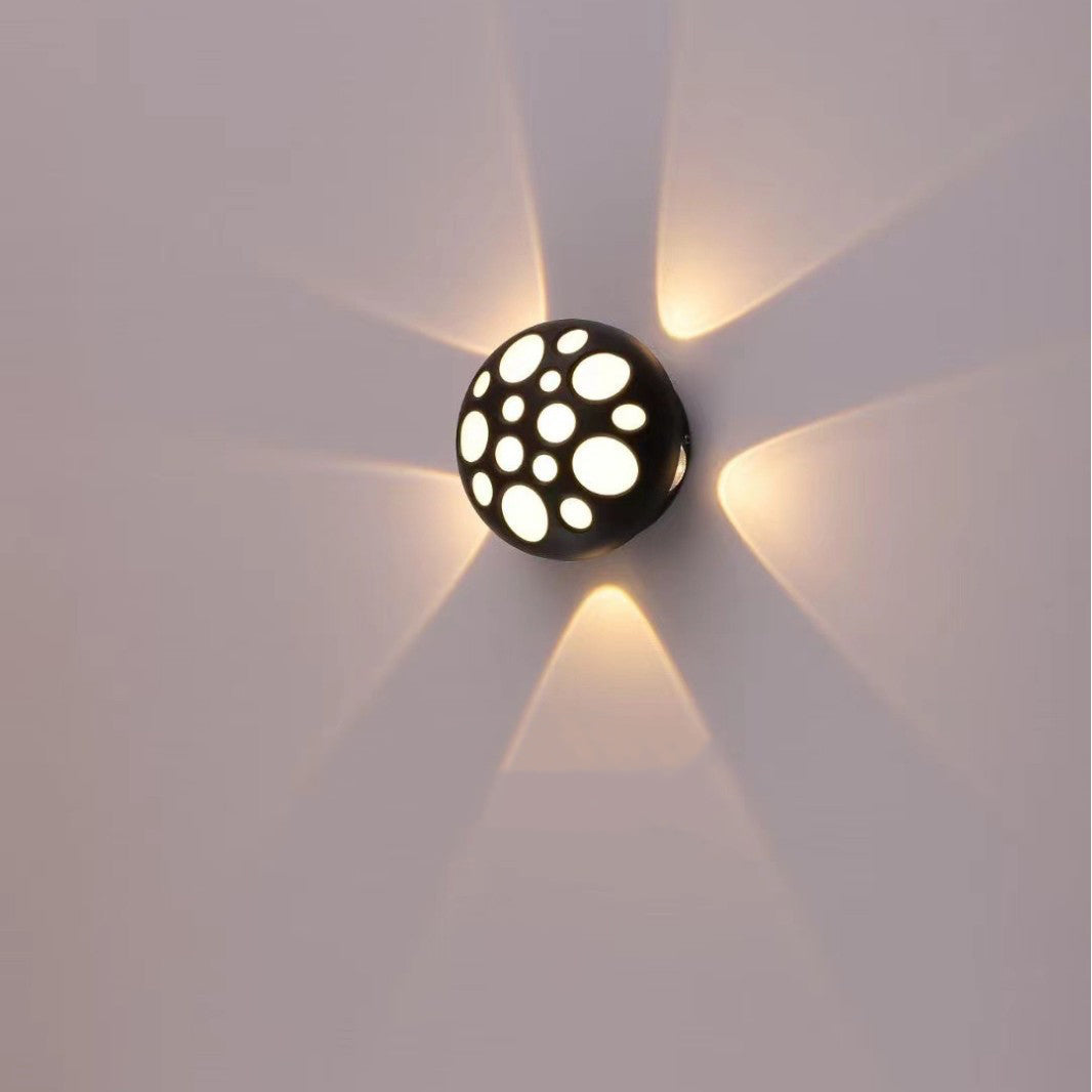 Aluminum Round Bubble Patio Outdoor Light