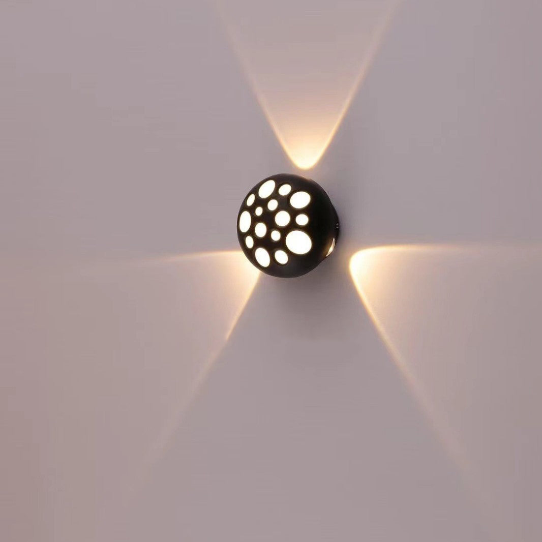 Aluminum Round Bubble Patio Outdoor Light