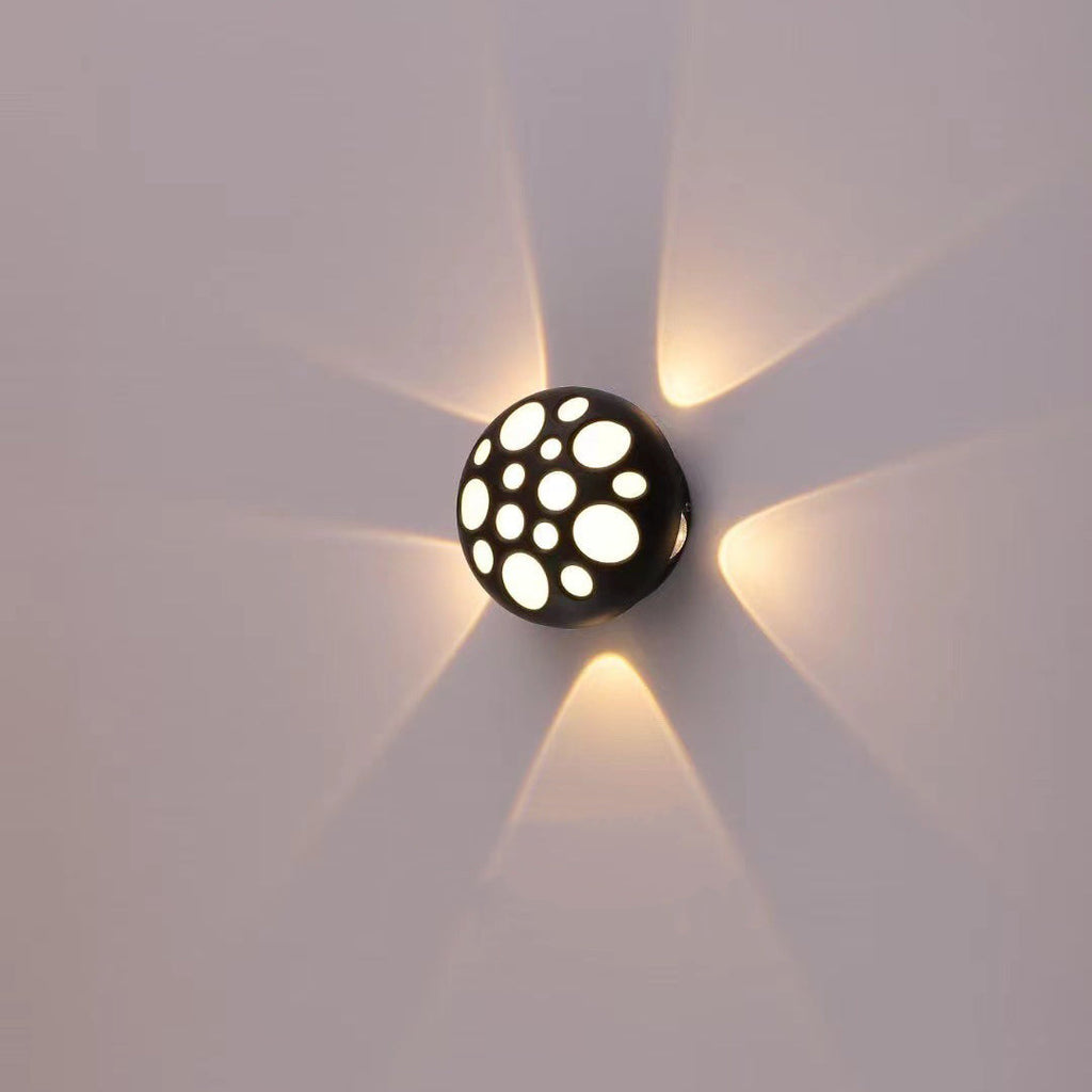 Aluminum Round Bubble Patio Outdoor Light