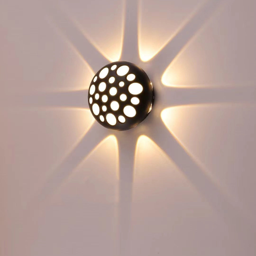 Aluminum Round Bubble Patio Outdoor Light