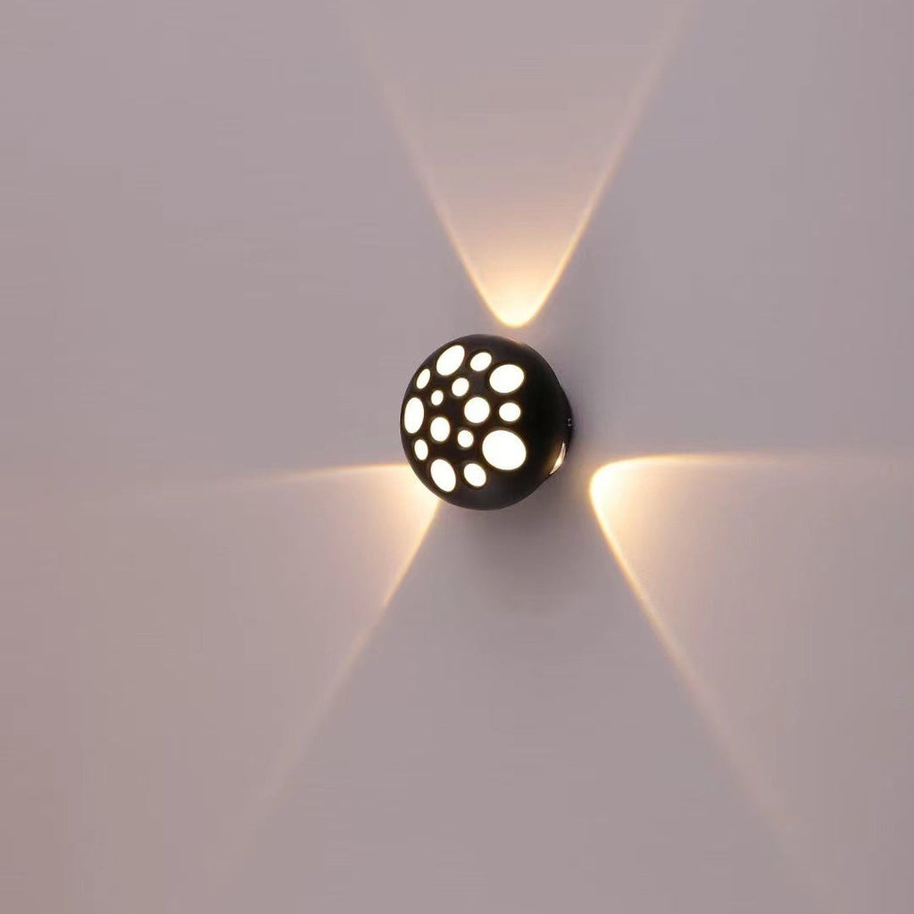 Aluminum Round Bubble Patio Outdoor Light