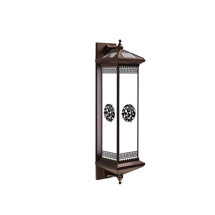 ABS Aluminum Glass Rectangular Outdoor Light