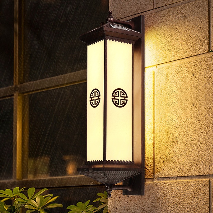 ABS Aluminum Glass Rectangular Outdoor Light