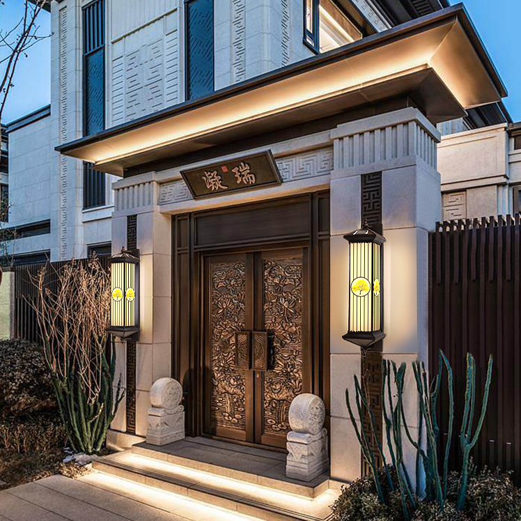 ABS Aluminum Glass Rectangular Outdoor Light