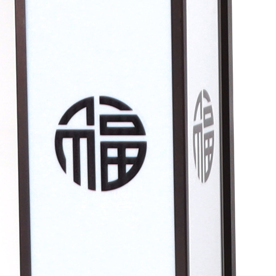 ABS Aluminum Glass Rectangular Outdoor Light