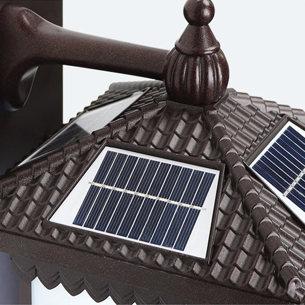 ABS Aluminum Glass Rectangular Outdoor Light