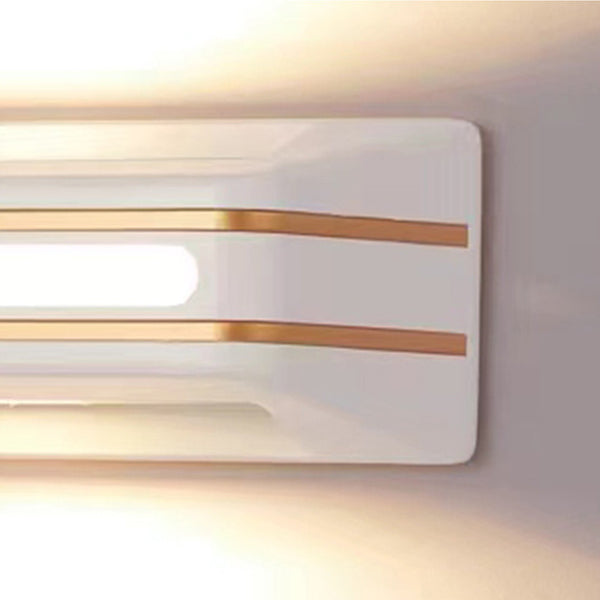 Aluminum Rectangular Stripe Patio Outdoor Light