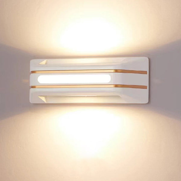 Aluminum Rectangular Stripe Patio Outdoor Light