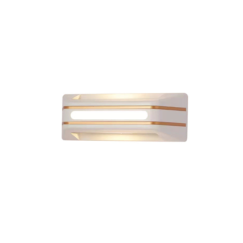 Aluminum Rectangular Stripe Patio Outdoor Light