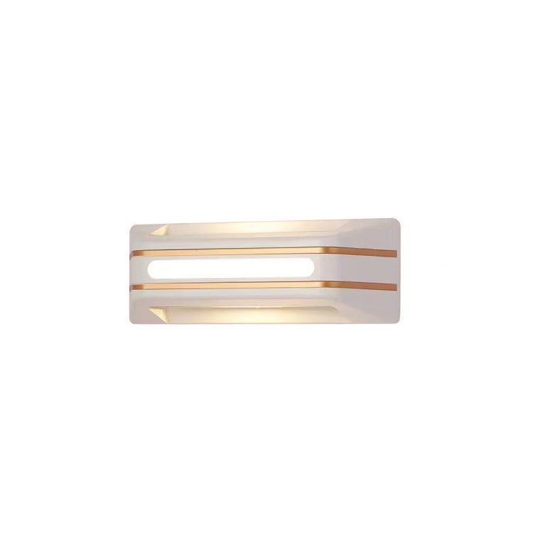 Aluminum Rectangular Stripe Patio Outdoor Light