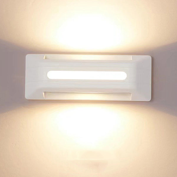 Aluminum Rectangular Stripe Patio Outdoor Light