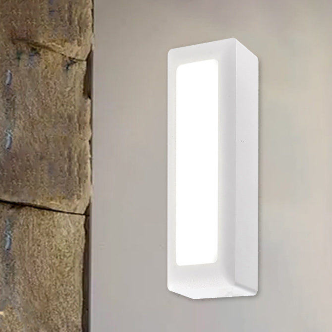 PC PS Rectangular Recessed Outdoor Light