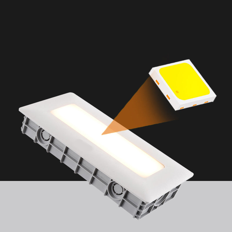 PC PS Rectangular Recessed Outdoor Light