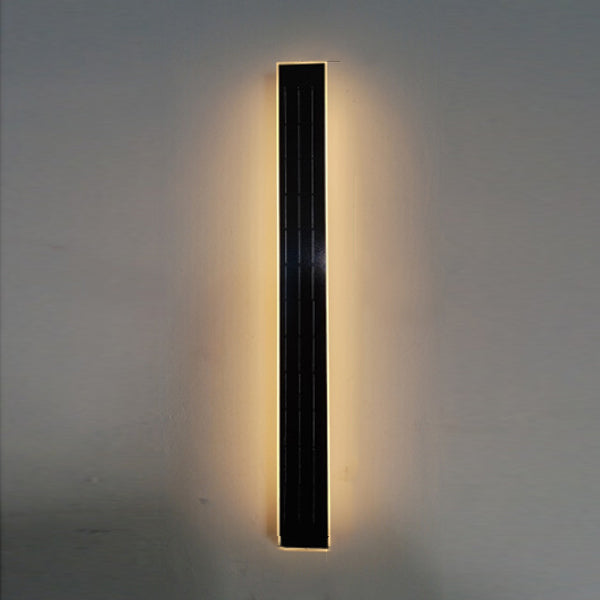 Aluminum Acrylic Strip Wave Outdoor Light