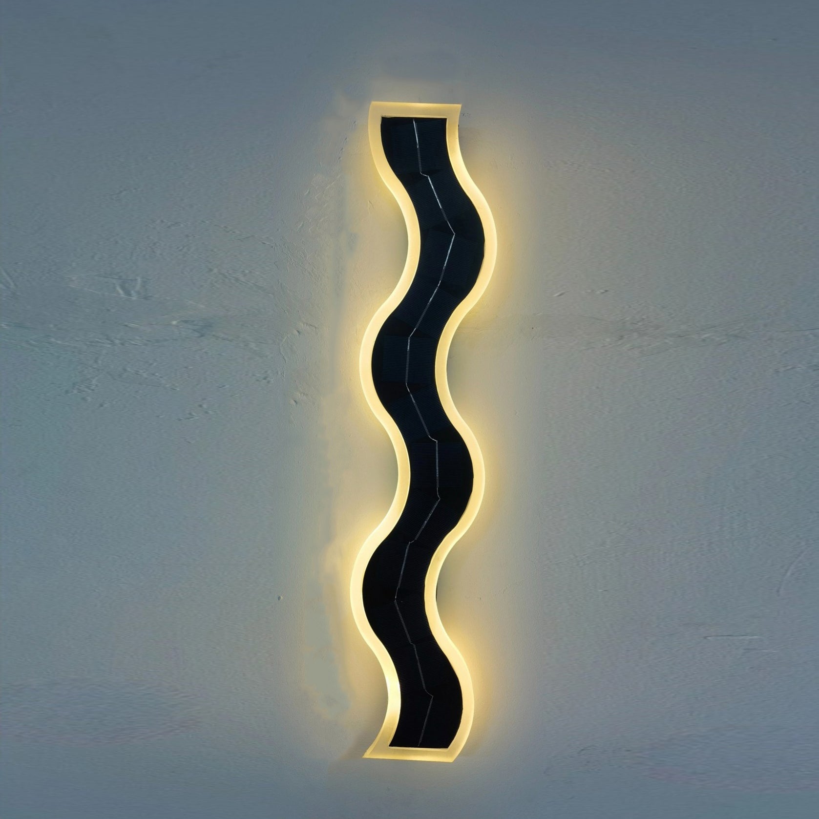 Aluminum Acrylic Strip Wave Outdoor Light