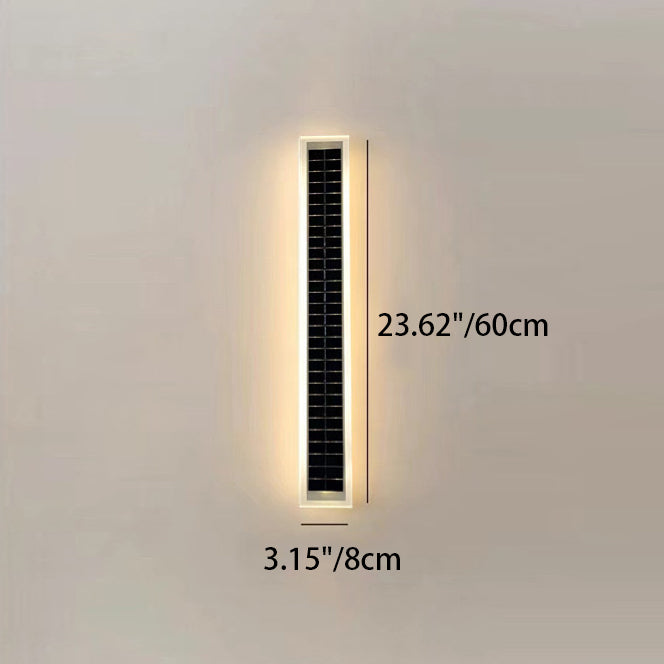 Aluminum Acrylic Strip Wave Outdoor Light