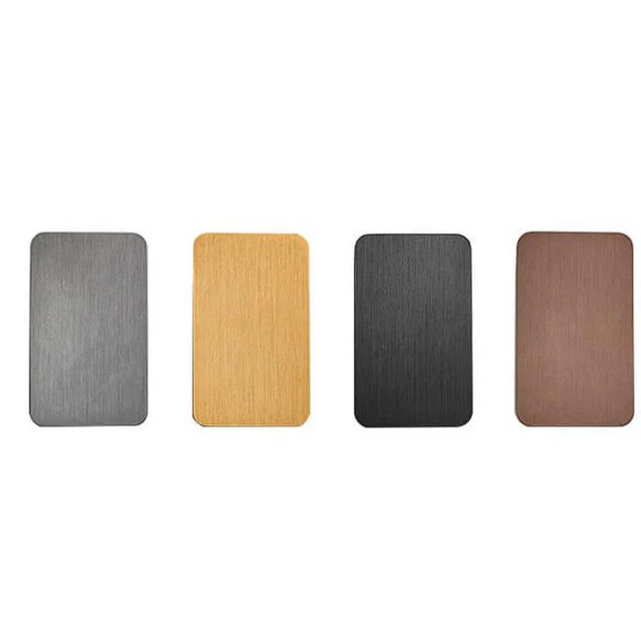 Aluminum Rectangular Flat Panel 2-Light Wall Lamp