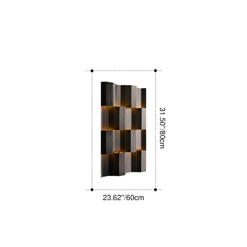 Stainless Steel Rectangular Patio Outdoor Light