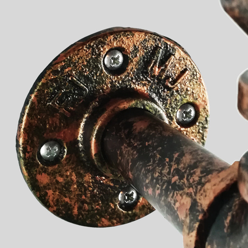 Iron Water Pipe Wall Lamp