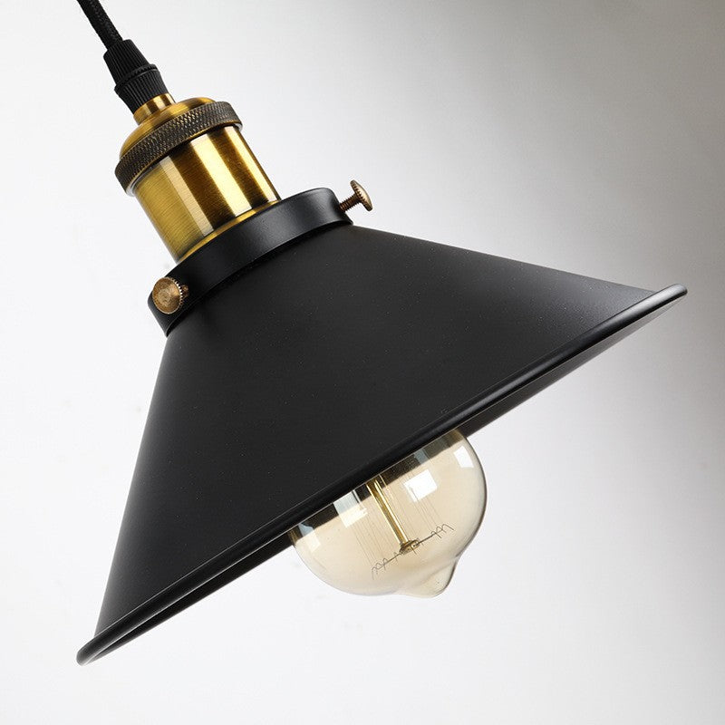 Wrought Iron Pulley Wall Lamp