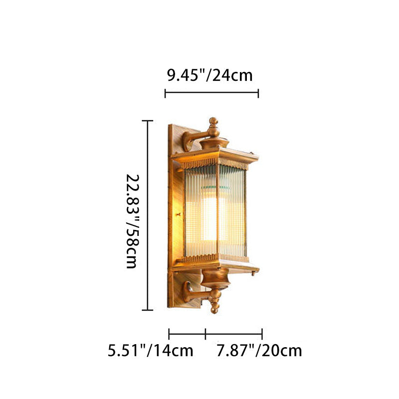 Rectangular Outdoor Light