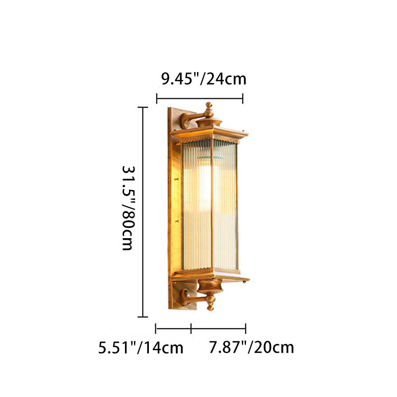 Rectangular Outdoor Light