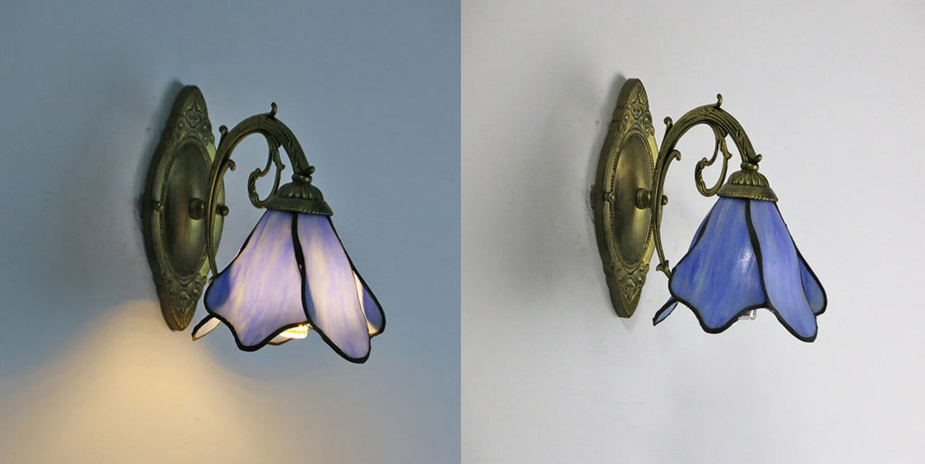 Petals Stained Glass Wall Lamp