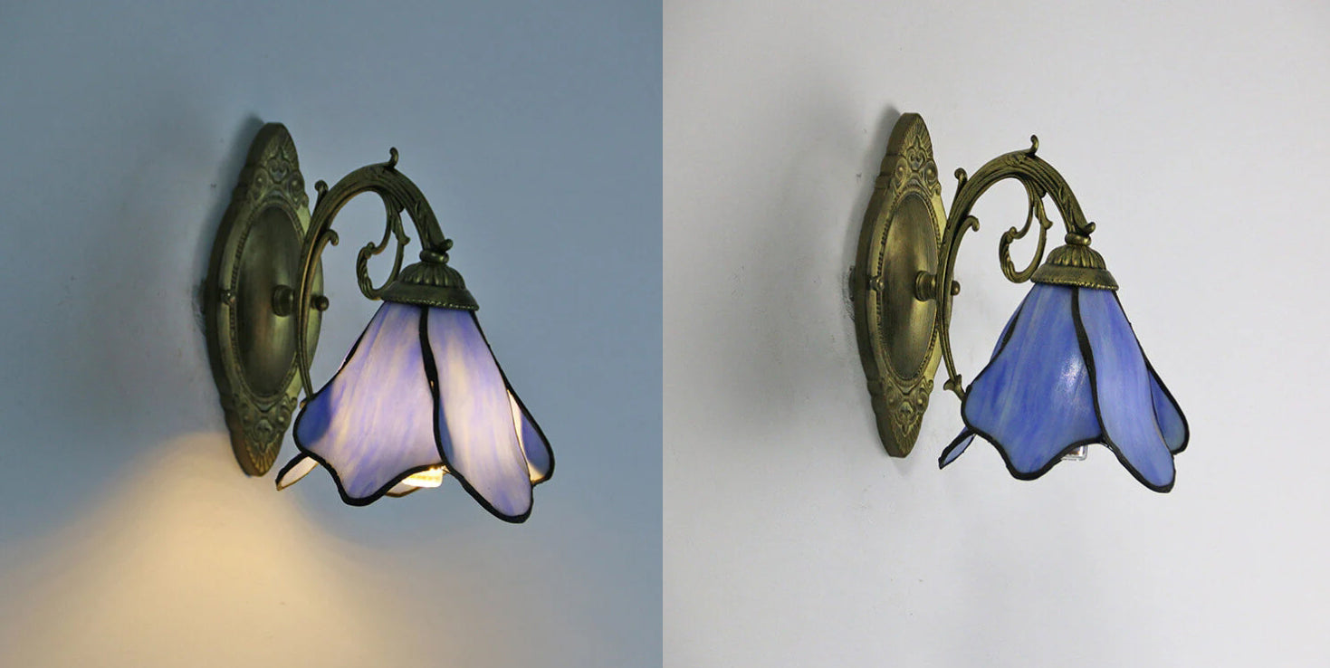 Petals Stained Glass Wall Lamp