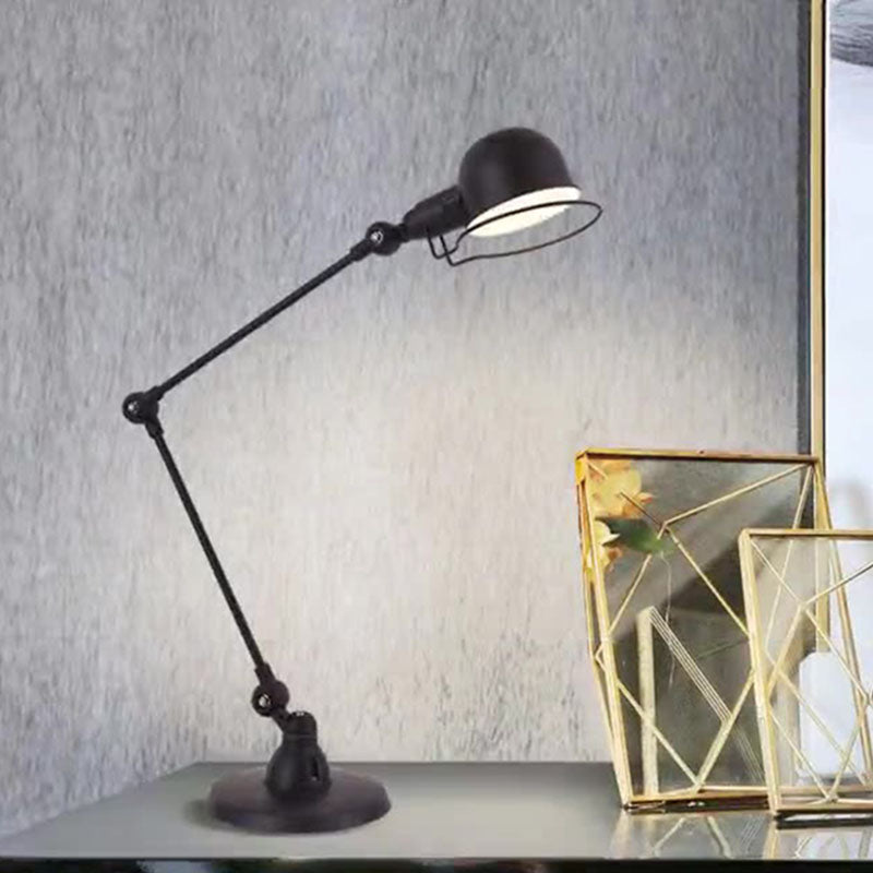 Iron Mechanical Long Arm Table Lamp