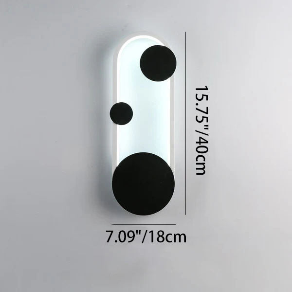 Oval Round Ring Wall Lamp