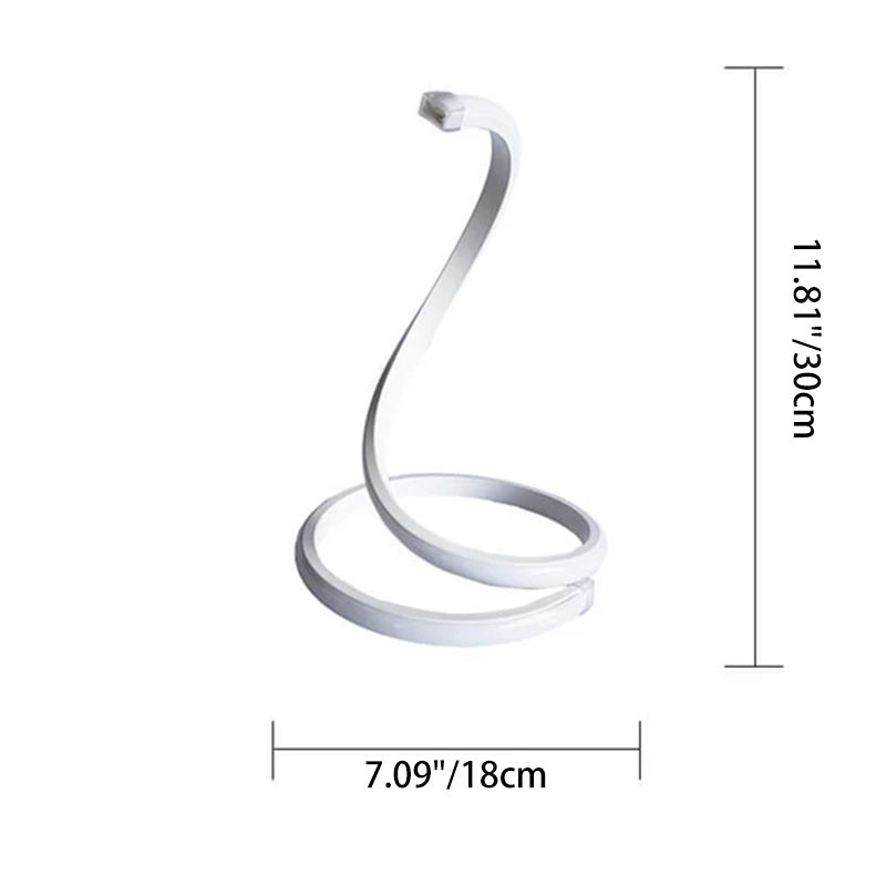 Snake Shape Touch Dimming Table Lamp